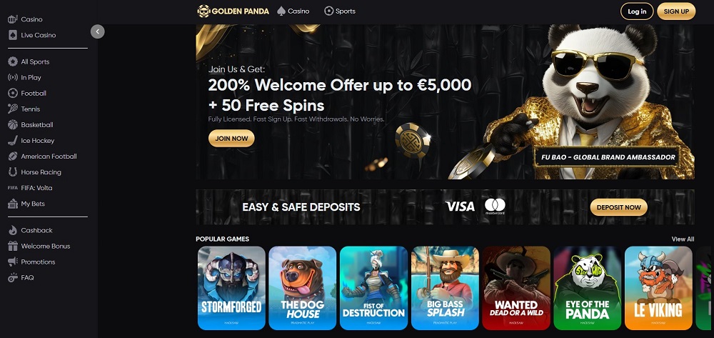 Golden Panda best online casinos California with mobile-friendly gameplay